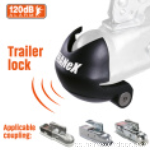 Alarma Trailer Hitch Bloqueo de acero inoxidable Bola de remolque